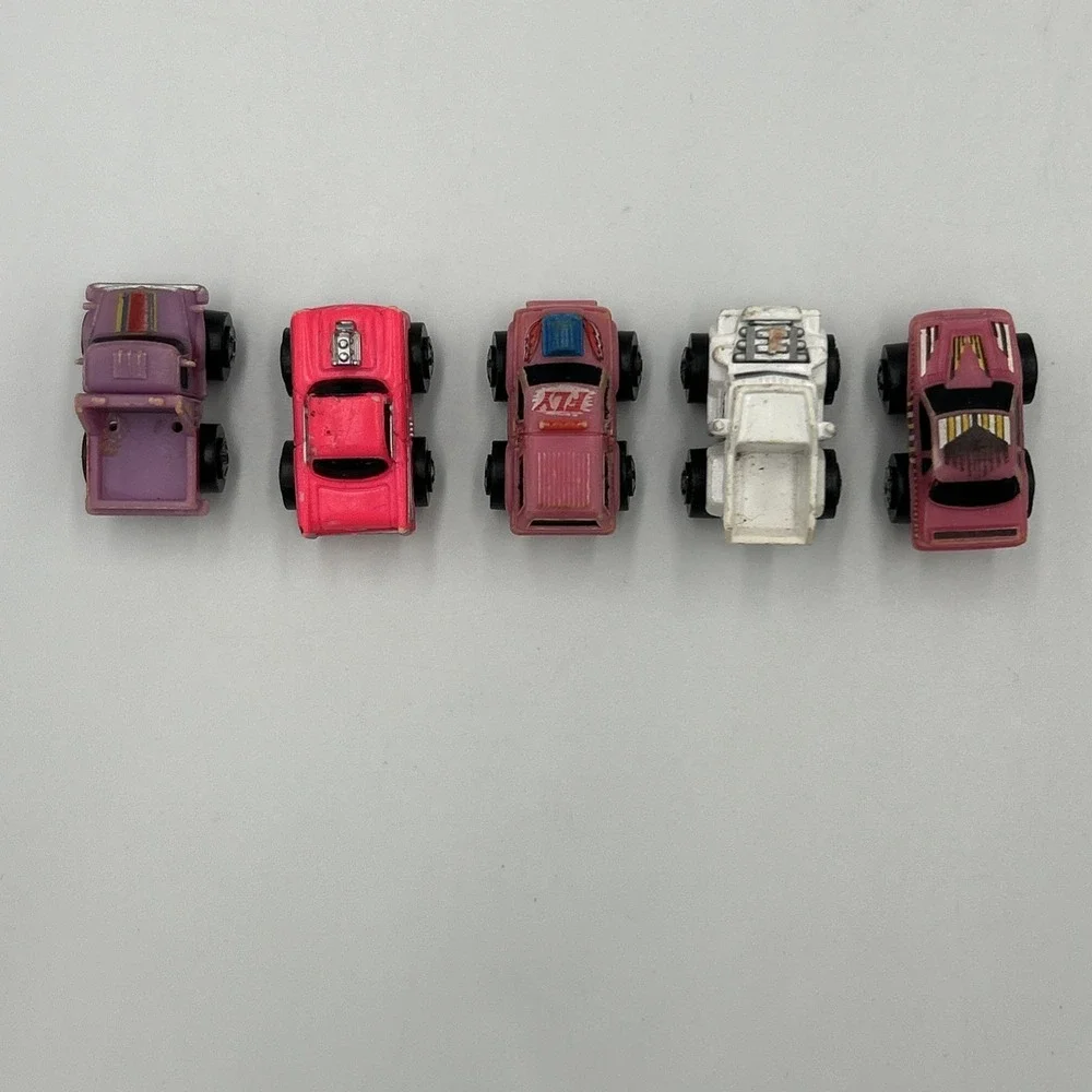 Lot (5) Road Champs Vtg 1980's Galoob Deluxe Micro Machines Monster Trucks Cars
